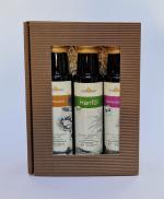 Geschenkset  -  Walnuss-, Hanf- und Mariendistelöl